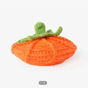 Baby/toddler childlike Halloween Pumpkin Hand Knitted Hat
